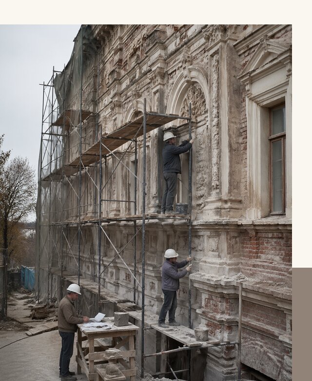 Реставрация объектов культурного наследия под ключ в Волгодонске