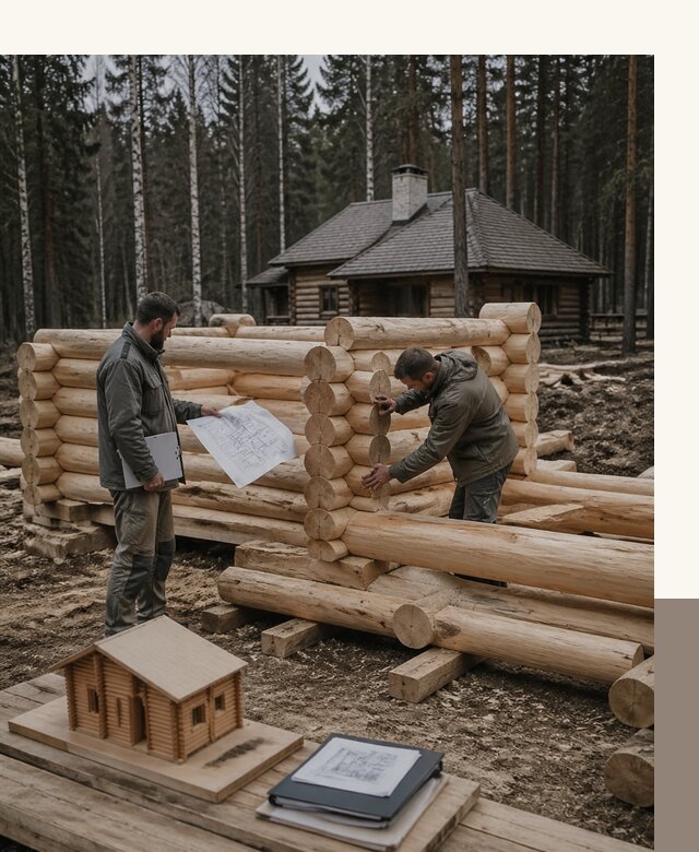Проектирование и строительство домов из бревна в Волгодонске